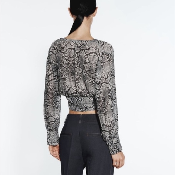 Zara snake print top - Picture 3 of 6